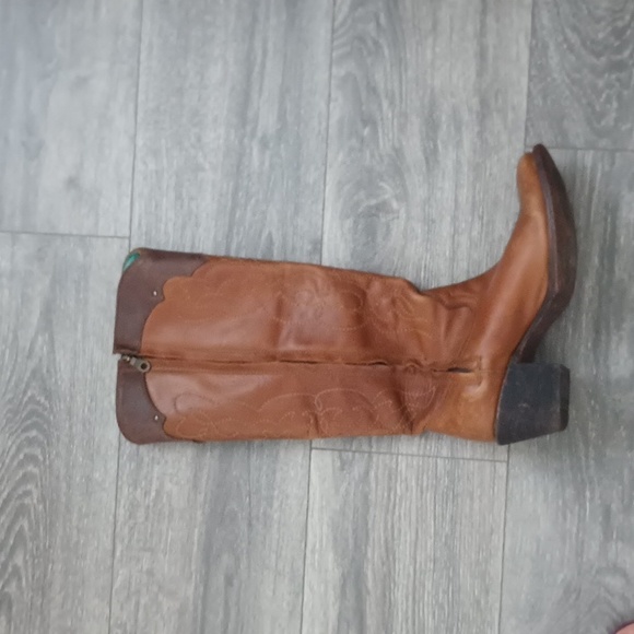 Corral Retro Kat Westport Distressed Tall Boot Sz 9.5 - Picture 12 of 13